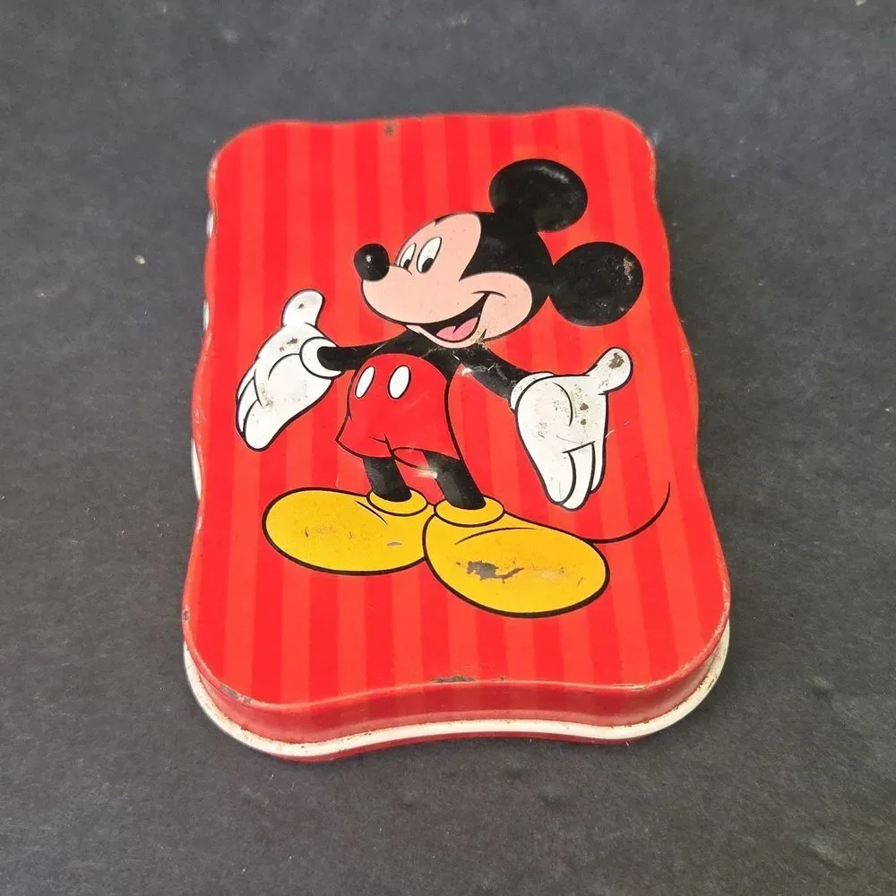 Vintage Walt Disney‎ Mickey Mouse Bicycle Bell w/Clamp With Misc Collectibles